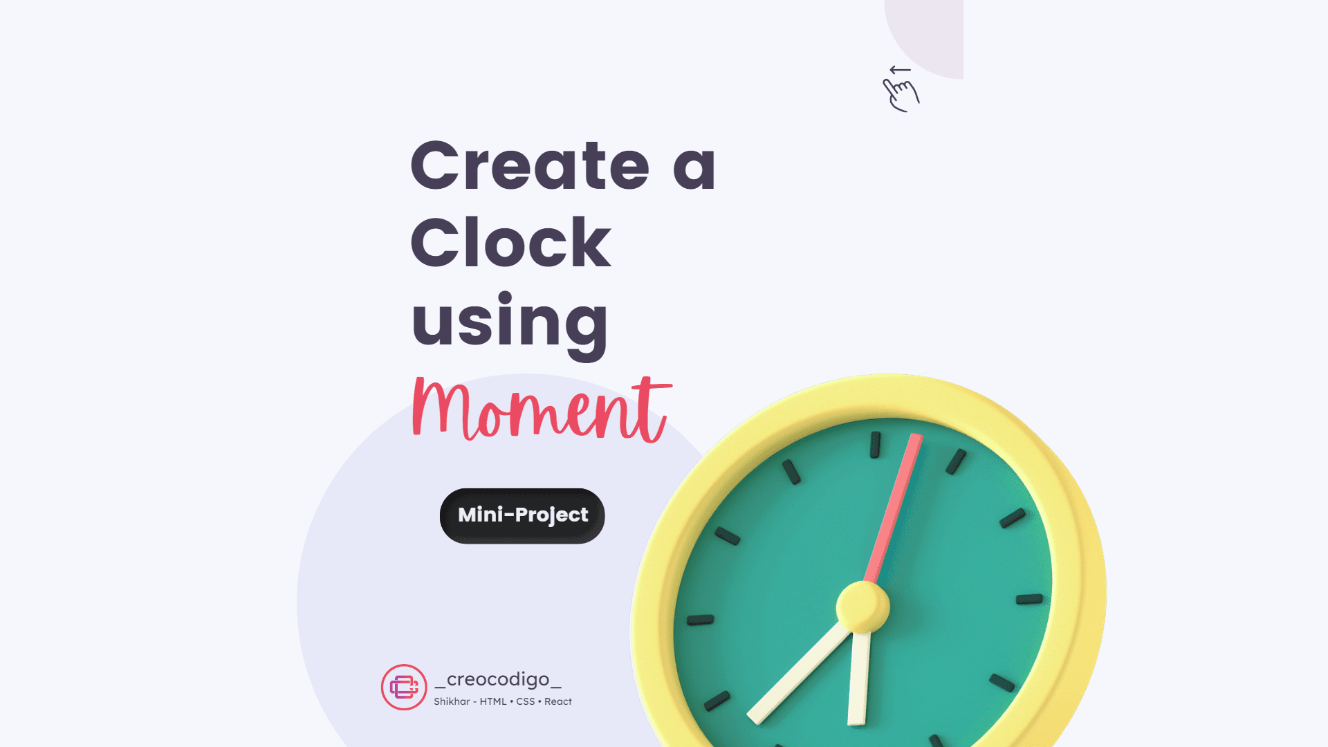 Create a Clock using Moment.js